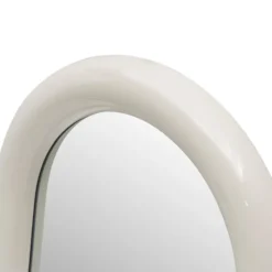 Lustro Noctiss 80x50 cm w białej ramie