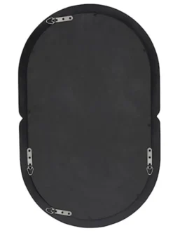 Lustro Noctiss 80x50 cm w czarnej ramie