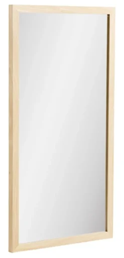 Lustro Scottsdale 75x45 cm w jasnobrązowej ramie