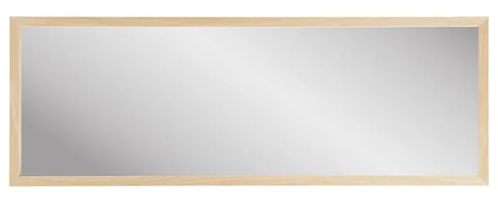 Lustro Scottsdale 110x45 cm w jasnobrązowej ramie