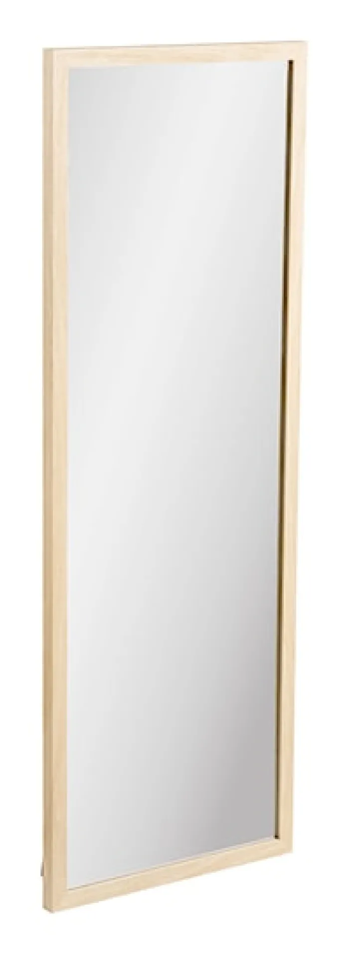 Lustro Scottsdale 110x45 cm w jasnobrązowej ramie