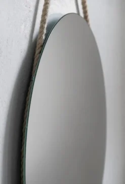 Lustro Twist na sznurze z pętelką 80 cm