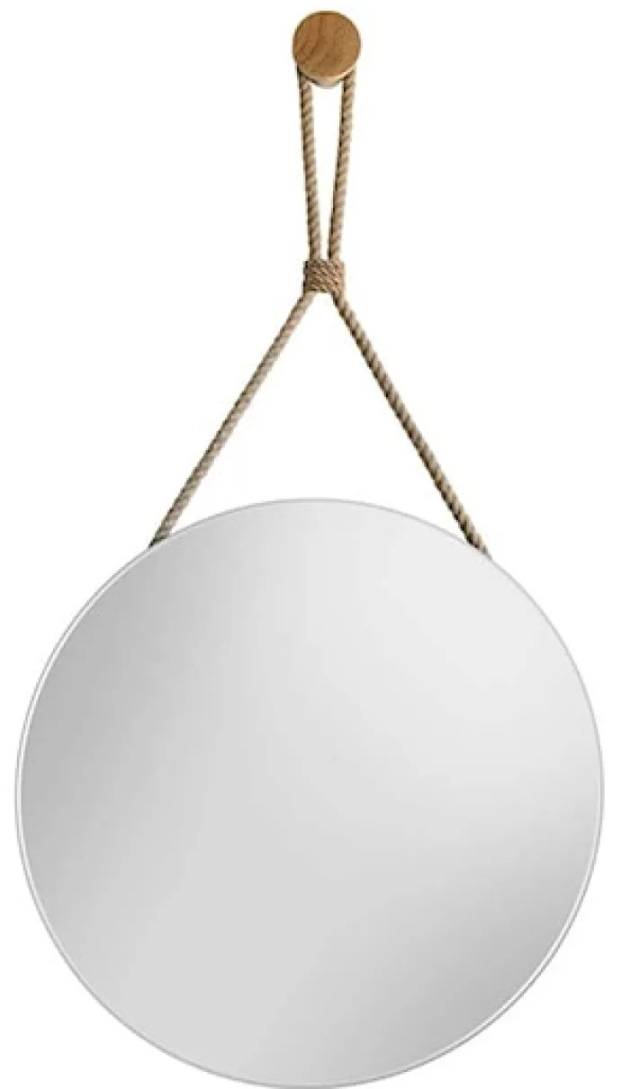 Lustro Twist na sznurze z pętelką 80 cm