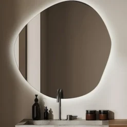 Lustro wiszące Chmurka z podświetleniem LED 68 cm