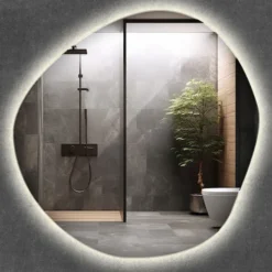 Lustro wiszące Chmurka z podświetleniem LED 77 cm