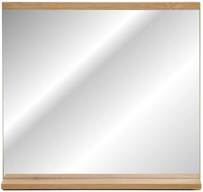 Lustro z półką Novia 60x57 cm dąb evoke