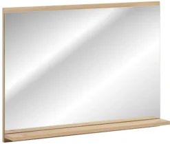 Lustro z półką Novia 80x57 cm dąb evoke