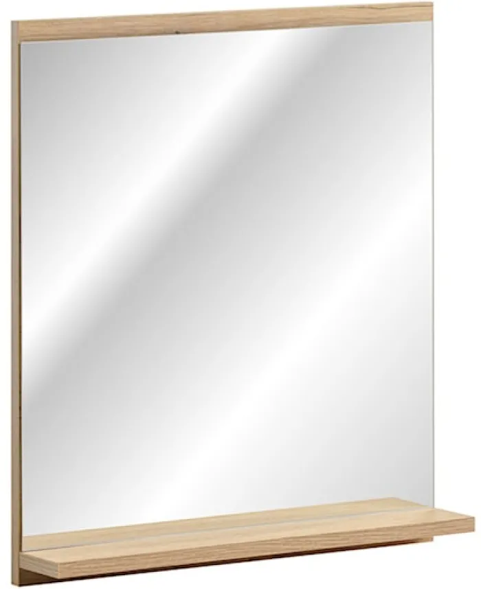 Lustro z półką Novia 50x57 cm dąb evoke