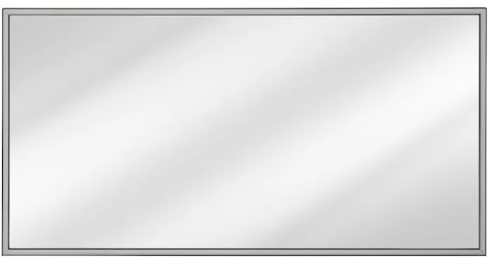 Lustro z podświetleniem LED Alice 123x68 cm w grafitowej ramie