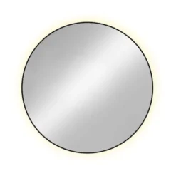Lustro z podświetleniem led Bright Premium średnica 100 cm czarne/ neutralna barwa światła