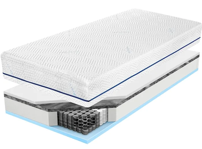 Materac kieszeniowy multipocket 80x200 cm Capalulu z pianką HR, dwustronny