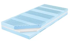 Materac piankowy 80x200 cm Taneto dwustronny, 7 stref twardości, hipoalergiczny