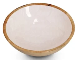 Miska Cherrey 20x6 cm drewno mango beżowa