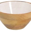 Miska Cherrey 25x13 cm drewno mango beżowa