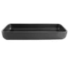 Naczynie do serwowania Nordic Kitchen z kamionki czarne 24x12 cm