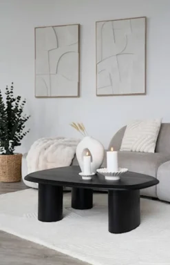Obraz Chatory 60x90 cm II biały