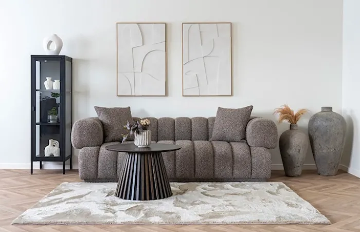 Obraz Chatory 60x90 cm II biały