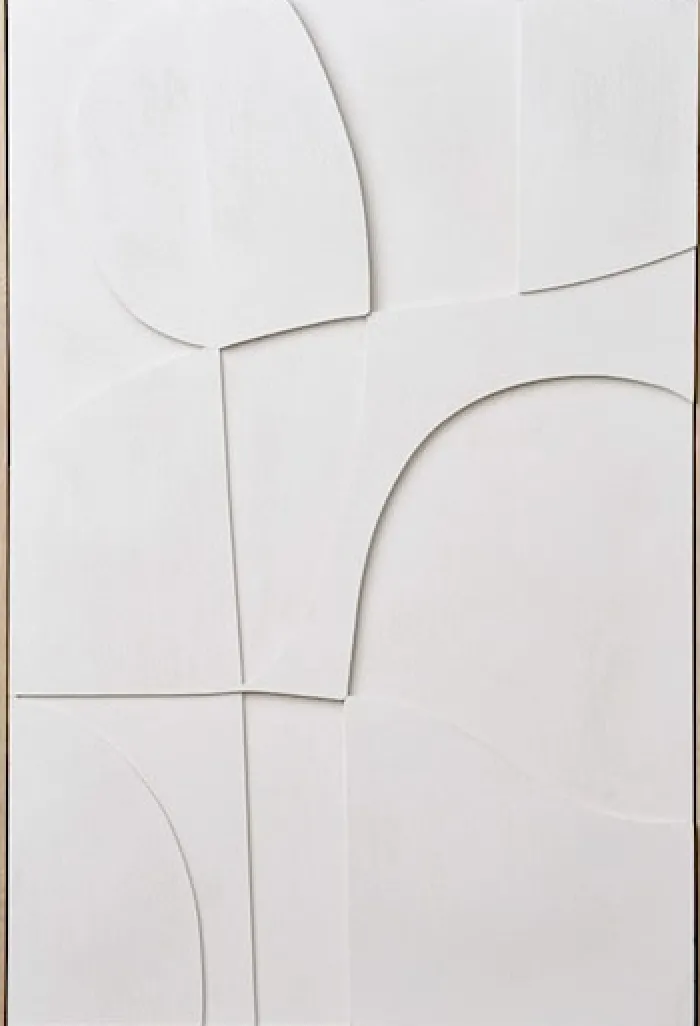 Obraz Chatory 60x90 cm II biały