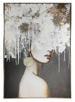 Obraz Mary 100x70 cm z ręcznie malowanymi elementami
