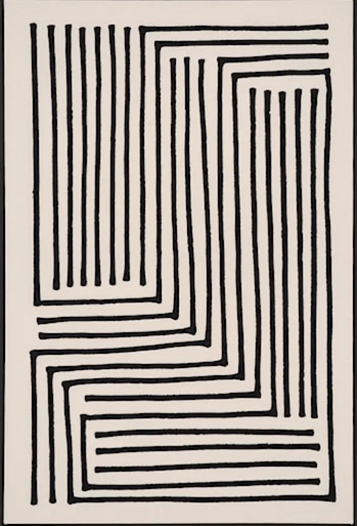 Obraz Subric 60x90 cm III czarno-biały