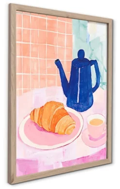 Obraz w ramie Croissant 40x30 cm