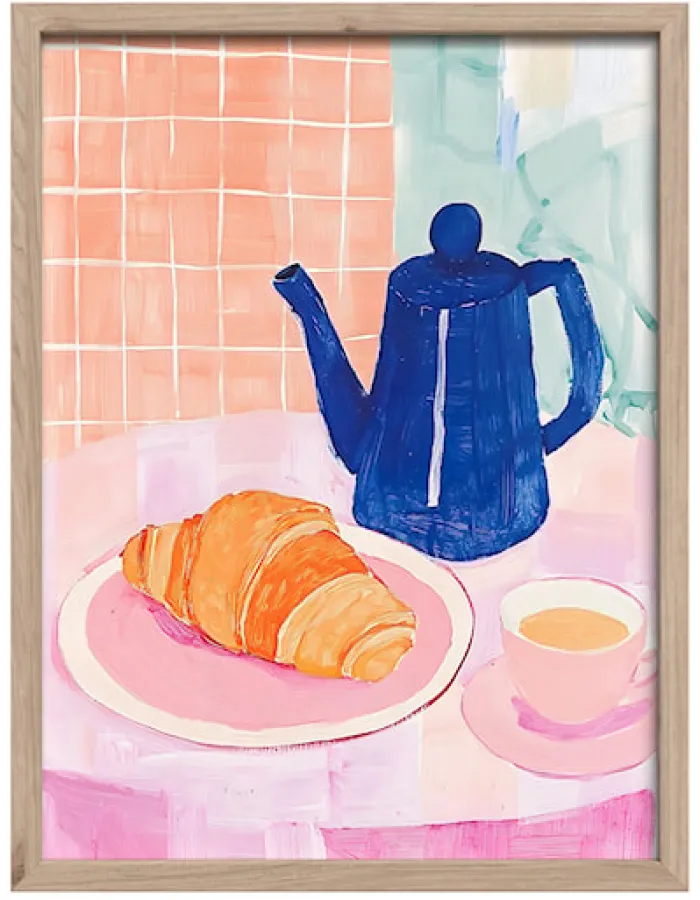 Obraz w ramie Croissant 40x30 cm