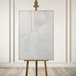 Obraz w ramie Landscape 100x70 cm z ręcznie malowanymi elementami