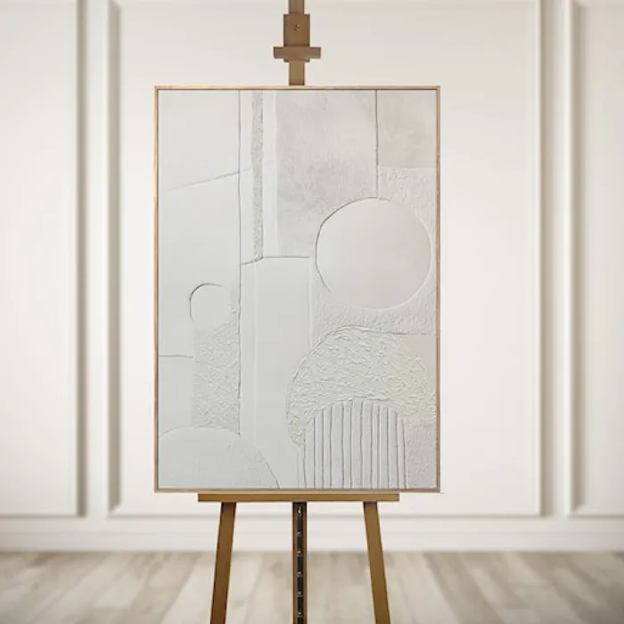 Obraz w ramie Landscape 100x70 cm z ręcznie malowanymi elementami
