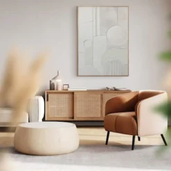 Obraz w ramie Landscape 100x70 cm z ręcznie malowanymi elementami
