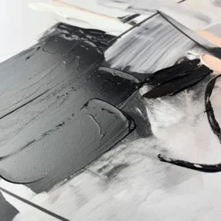 Obraz w ramie Traffic 100x70 cm z ręcznie malowanymi elementami