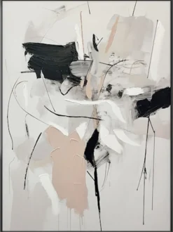 Obraz w ramie Traffic 100x70 cm z ręcznie malowanymi elementami