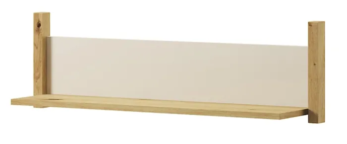 Półka wisząca Lenny 90 cm dąb artisan, beż, truflowy