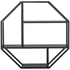 Półka wisząca Seaford 77 cm popiel