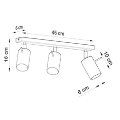 Plafon Ring 3 chrom