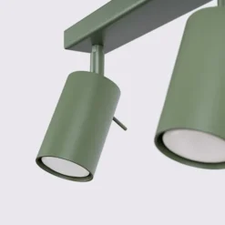 Plafon Ring 6L zielony oliwkowy