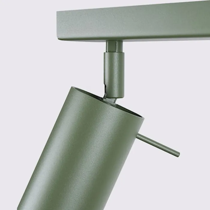Plafon Ring 6L zielony oliwkowy