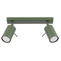Plafon Ring 2 zielony oliwkowy