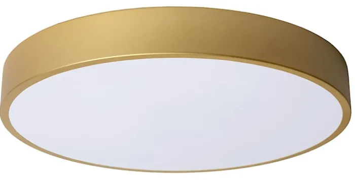 Plafon Unar LED 40 cm biało-złoty