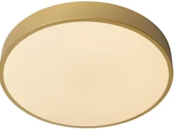 Plafon Unar LED 40 cm biało-złoty