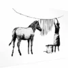 Plakat Banksy Pranie zebry 90x60 cm