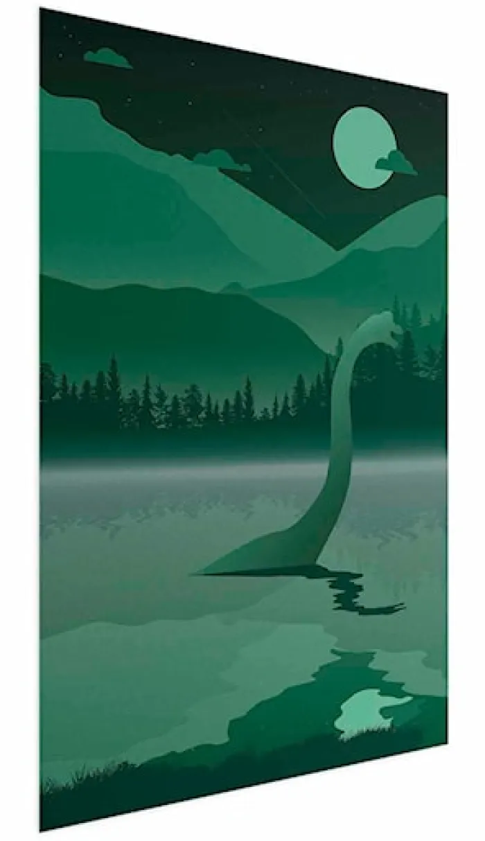 Plakat Loch Ness 90x60 cm