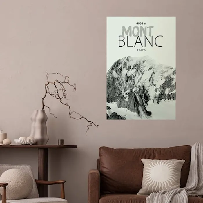 Plakat Mont Blanc 60x40 cm