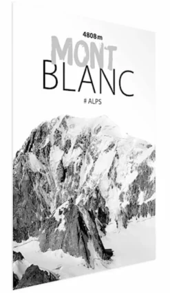 Plakat Mont Blanc 60x40 cm
