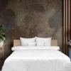 Pościel Damask w paski 200x160 cm z dwiema poszewkami na poduszkę 80x70 cm biała