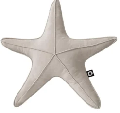 Poduszka dekoracyjna Velvet 43 cm rozgwiazda beż