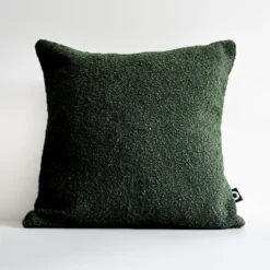 Poszewka Boucle 40x40 cm zielona