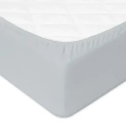 Prześcieradło jersey Herrent z gumą na materac 200x180 cm szare