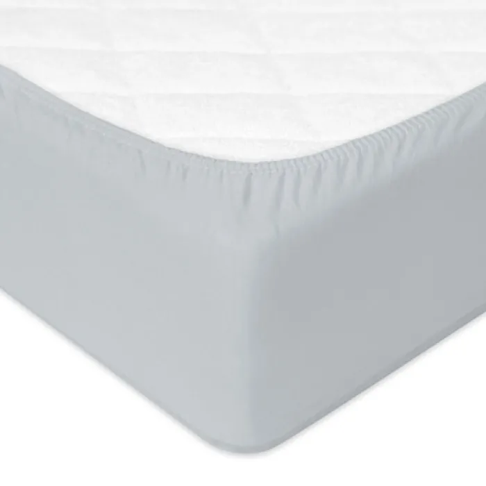 Prześcieradło jersey Herrent z gumą na materac 200x180 cm szare
