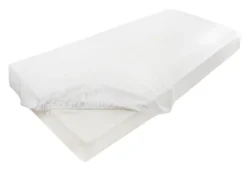 Prześcieradło jersey z lycrą Herrentz gumą na materac 200x90 cm białe