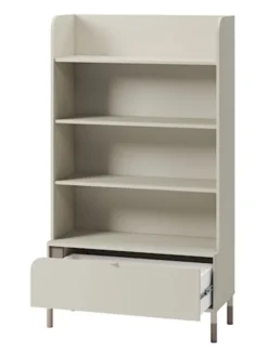 Regał Harmony z szufladą 89 cm kaszmir